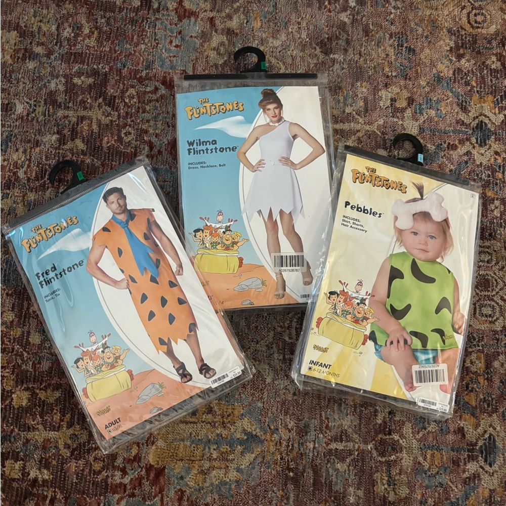 Flintstones Family Costume Set